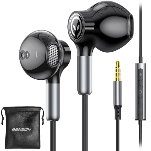 BENEWY ME910 Earphones, Wired Headphones with Microphone, in-Ear Noise Lsolating Earbuds and Volume...