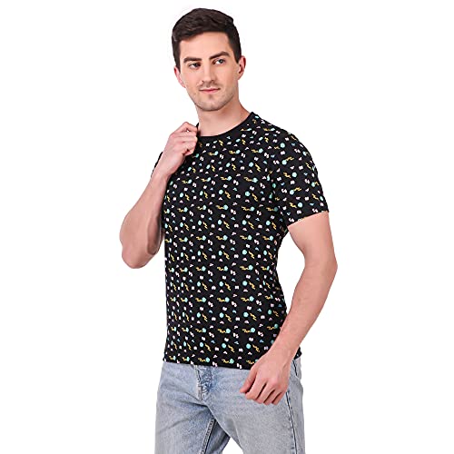 Image of Stories.Label Cotton Printed T-Shirts for Men in Regular Fit and Round Neck