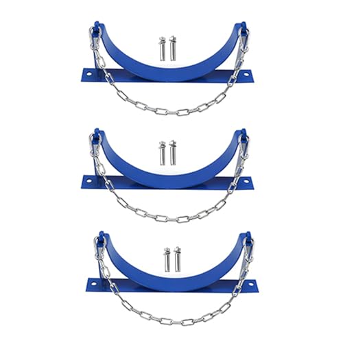 Soporte para cilindro de gas de pared, anclaje de seguridad con cadena de acero