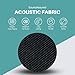SoundAssured Acoustical Fabric - Acoustically Transparent Fabric for Making Acoustic Panels - DIY Sound Panel Acoustic Fabric (Black)