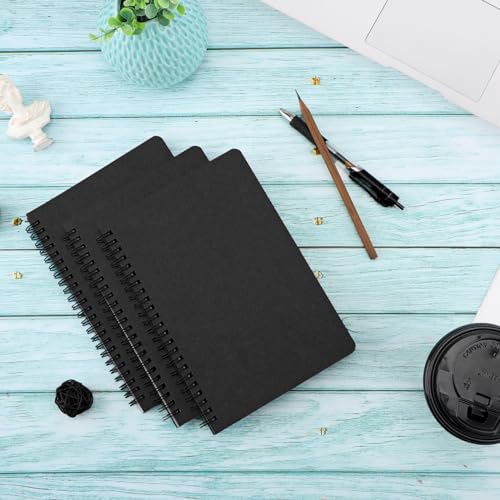 Carnet à pois A5 à spirales pour esquisse dessin et notes
