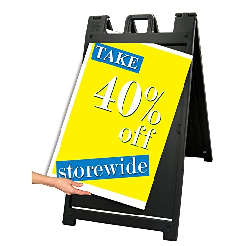 Curb Sign avec Quick-Change System panneau publicitaire amovible - 6