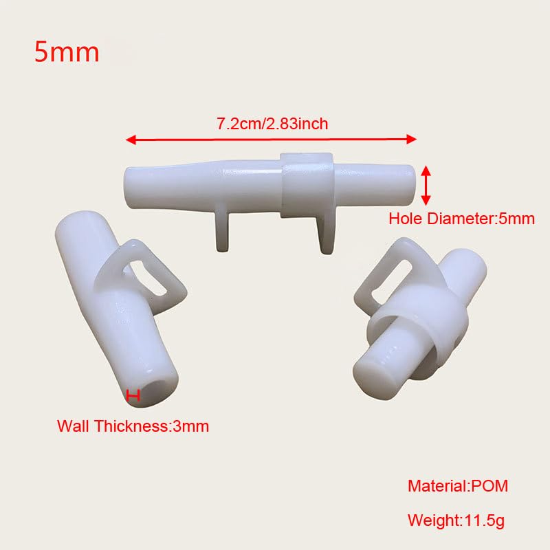 SquEqu 4 Set Pop-up Camping Tent Pole Joint Fittings Replacement 5mm Fiberglass Tent Poles Bracket Foot End Support Insert Connector for Easy Pop Up Tent Instant Automatic Setup Beach Tents