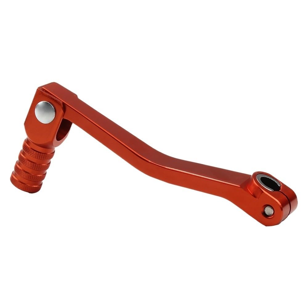 Gconla Orange Motorcycle Gear Shifter Lever Motorcycle Accessories Folding Gear Shift Lever Shifter Pedal Toe Peg Linkage Kit For Bike Universal Part