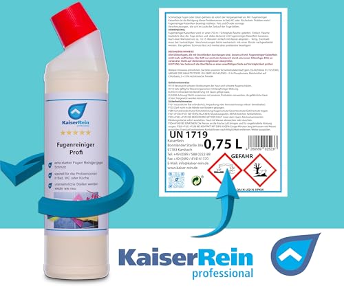Fugenreiniger für das Bad von KaiserRein professional im Vergleich