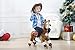 Ride On Horse Natural Mechanical Kids Real Walking Horse Small Unicorn Horse Toddlers Plush Pony Riding Horse for Age 3-6 (Brown, 3-6Years)