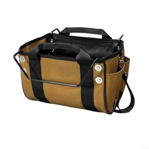 Sac à outils en tissu Oxford 1200D étanche avec crochets renforcés, sac d'électricien très résistant pour entrepreneur, sacoche d'outils de toiture et