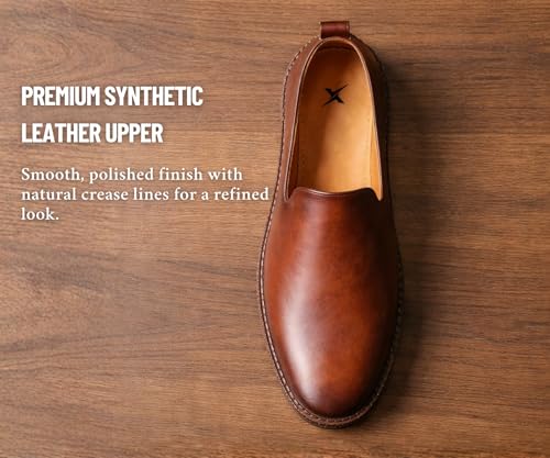 Image of Kraasa Men's Jutis Ethnic Casuals, Slip-on Closure, Stylish Loafers | Perfect for Formal Wear, Business and Parties