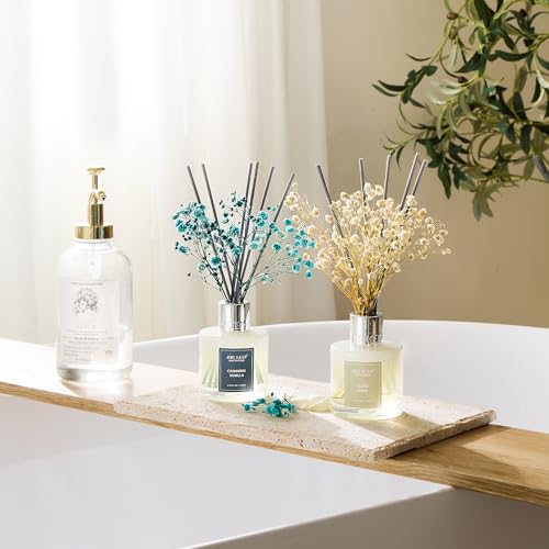 Airkeep Reed Diffuser 3.38 oz (100ml) 2pk,Clean Linen/Cashmere Vanilla Scented Reed Diffuser Set,Reed Diffuser & Oil Diffuser Sticks, Aromatherapy, Home & Kitchen Décor,Fragrance and Gifts - Image 4