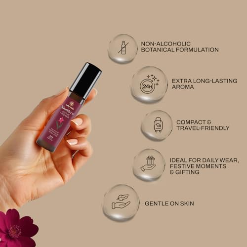عطر شوبرا ديفاين نكتار من اشبفيدا - عطار دوار نباتي غير كحولي للرجال والنساء | عطر لطيف وانيق يدوم طويلا | عطر جيب خالٍ من الكحول للاستخدام اليومي والهدايا (8 مل)
