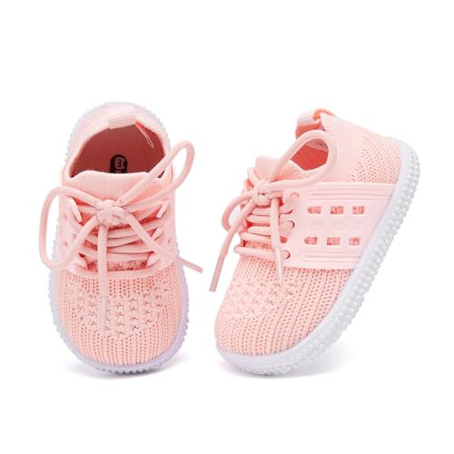 Image of BMCiTYBM Baby Shoes Boy Girl Infant Sneakers Non-Slip First Walkers 6 9 12 18 24 Months