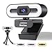 Produktbild 1080P Webcam mit mikrofon und Dreifarbiges Ring Fülllicht, USB Webcam Bextoo mit Stativ, Plug and Play für Desktop & Notebook, Web Camara für Streaming, Konferenzen, Live Übertragungen und Videoanruf