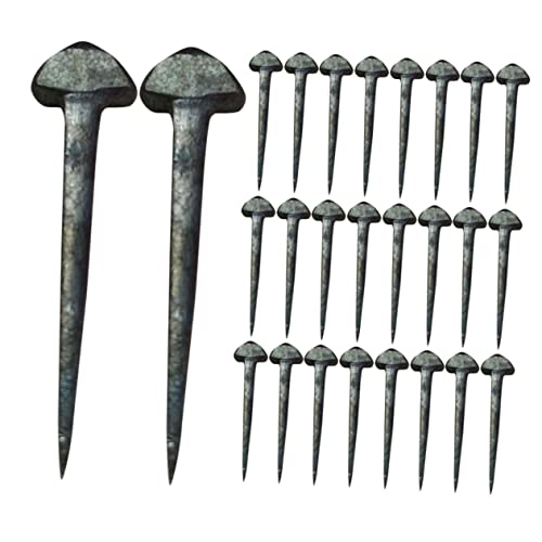 BESPORTBLE 100pcs Horseshoe Nails for Horse Equipment Hoof Nails Lightweight Portable Essential Horse Tack Supplies for Easy Replacement and Maintenance