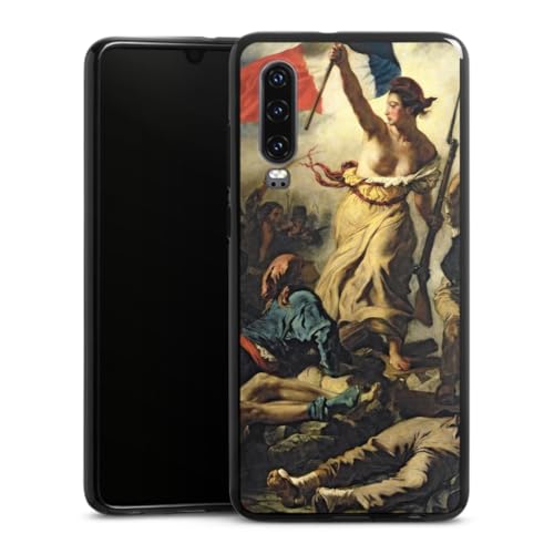 Coque Huawei P30 étui silicone souple résistant motif France peinture artistique