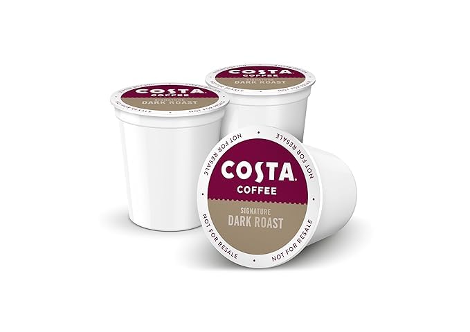 Image of Costa Coffee Single Serve Pods Compatible with Keurig K-Cup Brewers Dark Roast, 60 count