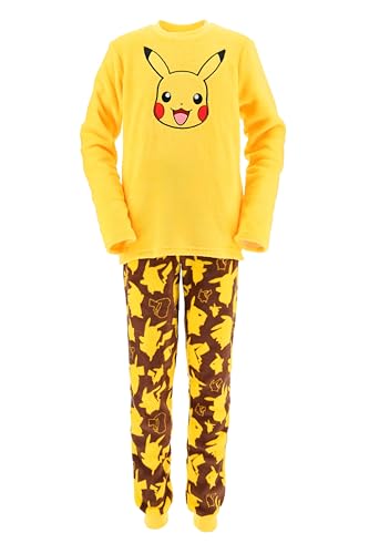 Pokémon Pijamas para Niño, Camiseta y Pantalon Largo Conjunto 2