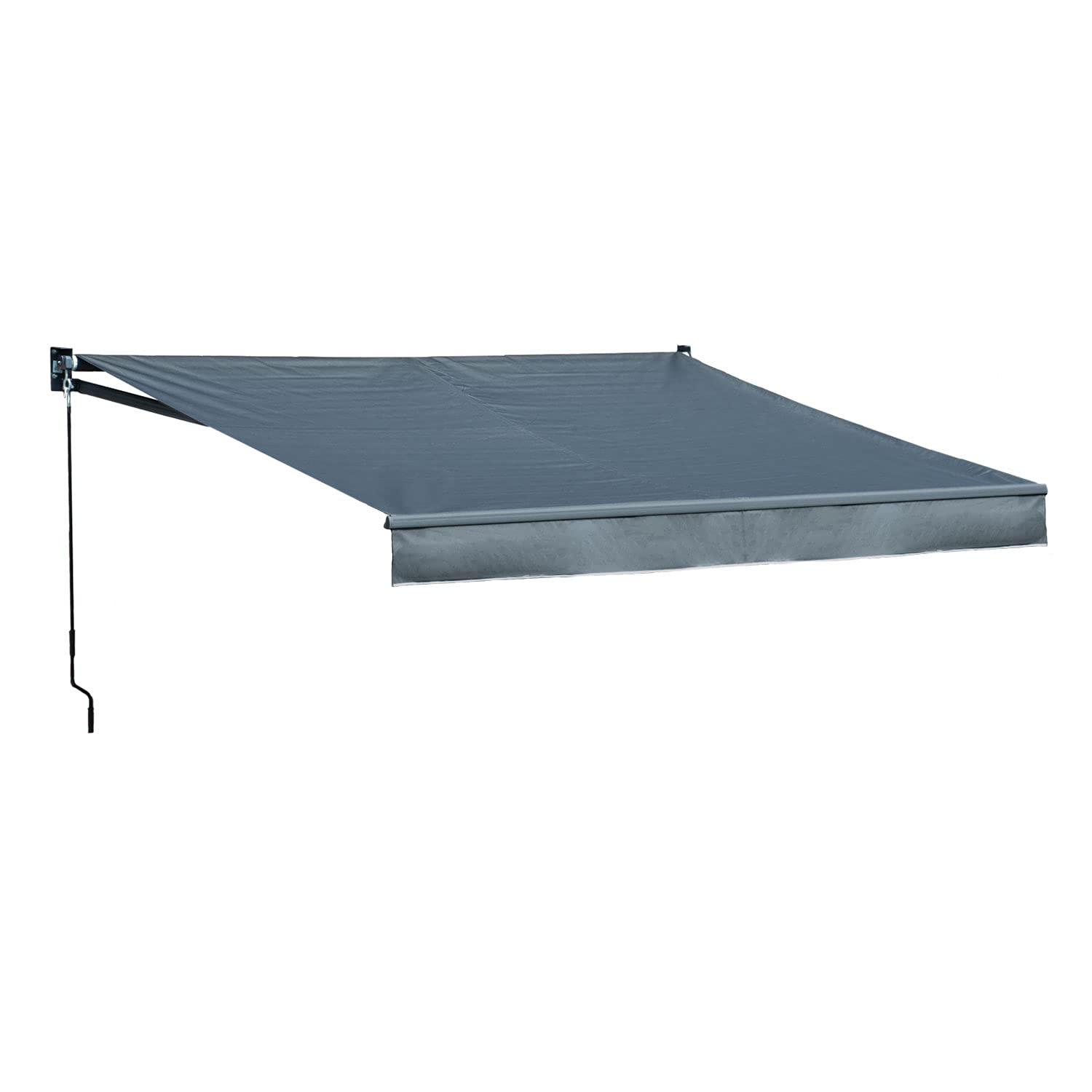 Store banne Saule 3,5 x 3m pour supprimer la chaleur sur votre terrasse exposée