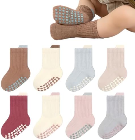 Meias Antiderrapantes (8 pares)