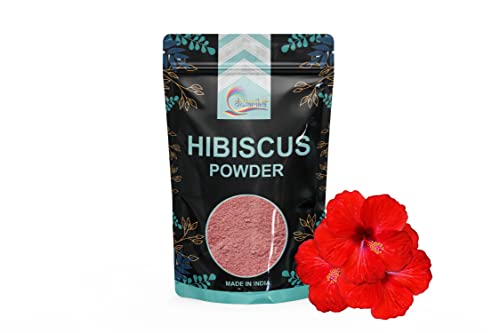 Dwarika, Hibiscus Powder for Hair Care, Skin Cleansing, Conditioning, Mask, Face Pack, Scrub, Wash | Eating (Gudhal ka Phool, Mandaram, Gongura, Mandaram, Arhu (900 Gram)