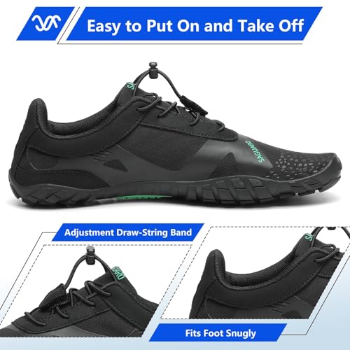 Image of SAGUARO Mens Womens Minimalist Barefoot Trail Running Shoes | Cross Trainer | Breathable Quick Dry | Wide Toe Box | Zero Drop | Outdoor Beach Walking Jogging