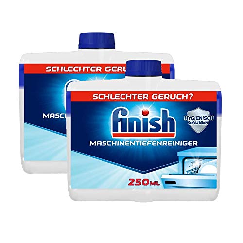 Finish Lot de 2 nettoyants pour machine à laver - 2 x 250 ml