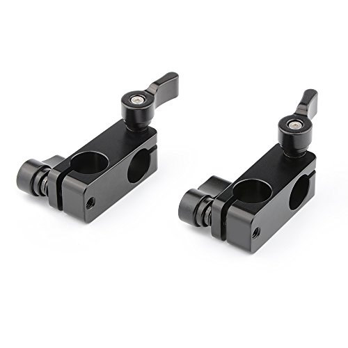Image of CAMVATE Right Angle Rod Clamp 15mm Rod for Video Camera DSLR Rig /2 PCS