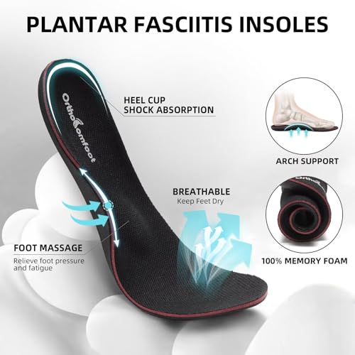Men's black orthopedic dress walking shoes