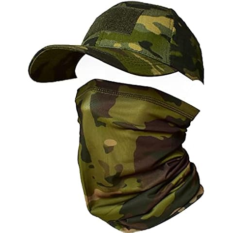 QMFIVE Tactical Baseball Cap, Multicolor Camouflage Sunscreen Chapeau Hat for Airsoft Paintball Climb Camping Hunting Outdoor (BSET-ODCP) Cover