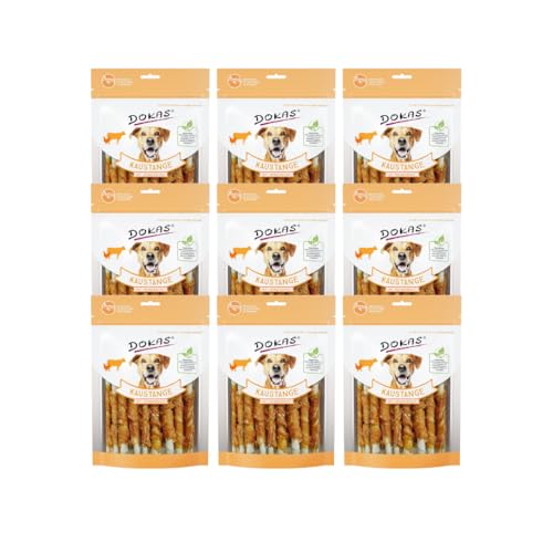Dokas Hunde Snack Kaustange mit Hühnerbrust 200g | 9-er Pack