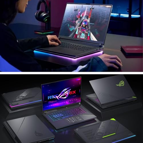 Image of ASUS ROG Strix G16 Gaming Laptop Computer- NVIDIA GeForce RTX 5070 Ti, AMD Ryzen 9 8940HX (up to 5.2 GHz), 16 inch 165Hz FHD+, Win11 Pro, Backlit KB, Wi-Fi 6E, w /Accessoires (64GB DDR5 RAM, 2TB SSD)