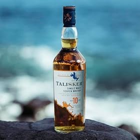 Indulge in Talisker 10 Year Old Single Malt Scotch Whisky – Buy for a Taste of Rugged Maritime Elegance with Gift Box – Talisker