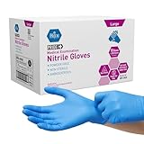 Medpride Medical Examination Nitrile Gloves|Large Case of 2000| Blue, Latex/Powder-Free, Non-Sterile Exam Gloves| Professional Grade for Hospitals, Law Enforcement, Tattoo Artists, First Response