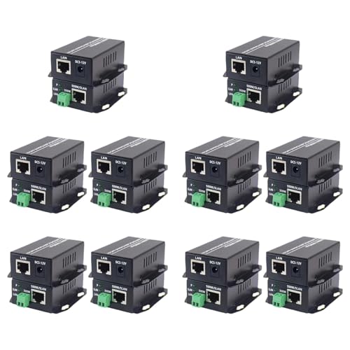 Amplificateur de Réseau LAN RJ45 puissant avec convertisseur Ethernet 20X intégré