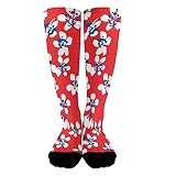 KEHUASW Kawaii Socks Flower Socks floral Womens Cotton Socks