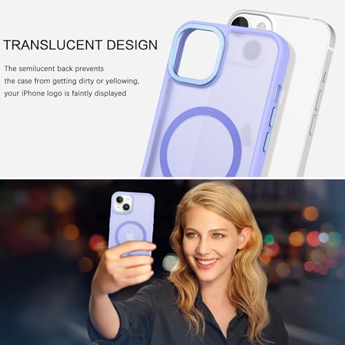 Bentoben XDD-T645-17-FBA Magnetic For Iphone 13 Case & Iphone 14 Case [Compatible With Magsafe] Translucent Matte Magnetic Phone Case Iphone 13/14 Slim Thin Shockproof Women Men Protective Cover thumb #6