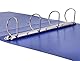 LiderPAPEL 4 Ringe Gemixte 40 mm Polypropylen DIN A4 blau transparent