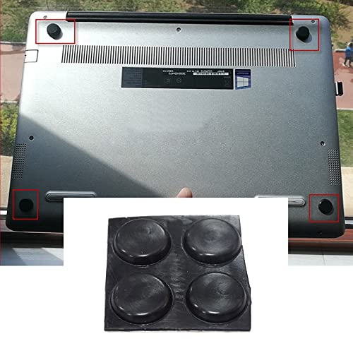 4 Piezas Soporte de Goma para Laptop con Ventosas miniatura 2