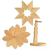 Protection Esthétique Table: Les dessous de plat en bois allient fonctionnalité et élégance, avec un design tissé parabolique robuste qui rehausse tout décor tout en protégeant les meubles des dommages causés par la chaleur pendant les repas ou les rassemblements à la maison, apportant une solution pratique et esthétique pour préserver vos surfaces sans compromis sur le style ou la performance.