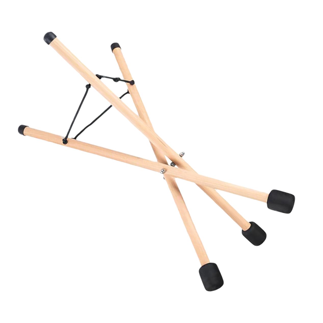 ULTECHNOVO Soporte Plegable de Madera para Instrumento de Lengüeta Diseño de Trípode, Fácil de Almacenar, Adecuado para Exhibición y Uso Profesional