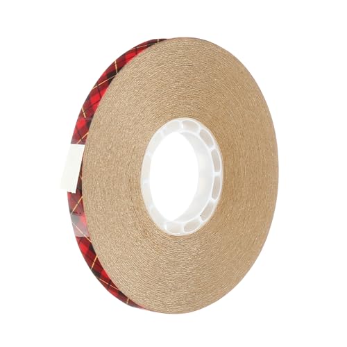 Image of 3M Scotch ATG Adhesive Transfer Tape 924, Clear Tape, 1 /4 in x 60 yd 2.0 mil (Pack of 1)