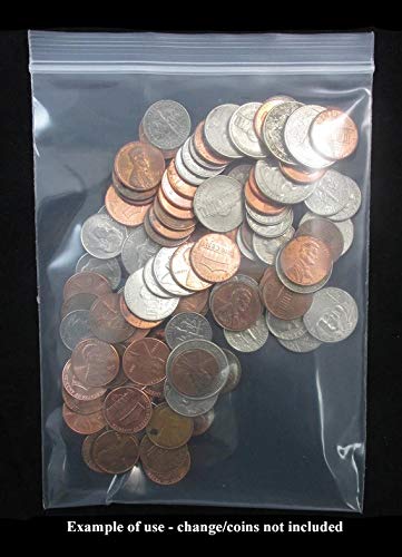 Miniatura 4 de Bolsas de polietileno transparentes con sello de plástico seguro para alimentos de 2 mil para almacenamiento, embalaje y más, 9 x 12 pulgadas,