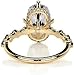 5CT-11CT Moissanite Engagement Ring for Women Handmade Wedding Bridal Ring Set, 10k 14k 18k Gold & 925 Silver Solitaire Jewelry Anniversary Promise Christmas Gift For Her (Yellow, Main Stone : 5.00 Carat)