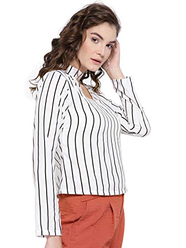 Image of Berrylush Solid A-Line Top for Women