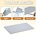 3 Pieces Silicone Heat Press Cover Pad Foam Press Mat Double Sided Use for Heat Press Machine Flat Heat Transfer Press Replacement Pad 1/8
