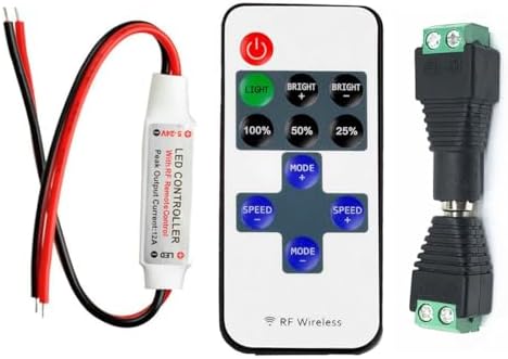 DIMMER 5V 12V 24v DIMMER CON TELECOMANDO Strip Led Moduli Led 3528 5050 5630 8022044057194 - Foto 3