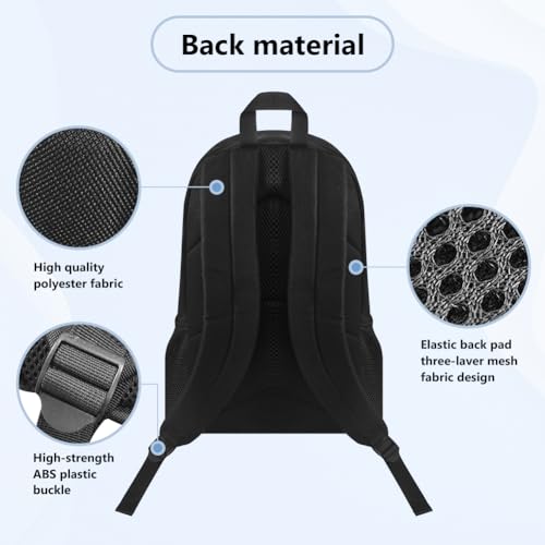 Black African Girl 3 Pcs Backpack Set for Preschool Boys Girls School Bag for Kids Afro Magic Girl Book Bag with Leakproof Lunch Box and Pen Box for Children Daypack3