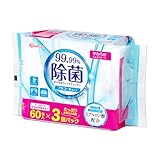 アイリスオーヤマ(IRIS OHYAMA) 除菌ができるウェットティッシュ アルコールタイプ 180枚(60枚入×3P) WTS-60A3P