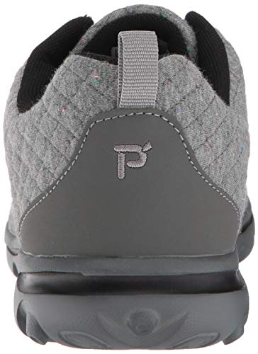 Propãƒ©T Womens Travelactiv Woven Fashion Sneaker, Grey Quilt, 6.5 Xx-Wide Us #TOP2