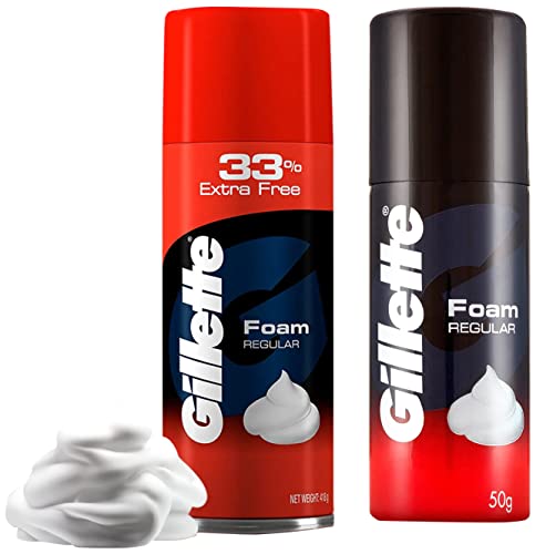 Gillette Classic Regular Pre Shave Foam, 418g with 33% Extra Free & Gillette Classic Regular Pre Shave Foam - 50 g (B0BP59FDDC) Amazon Price History, Amazon Price Tracker