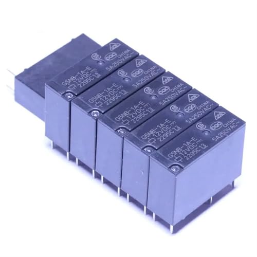 Relé G5NB-1A-E-12V microinterruptor para PCB de 12VDC 5A y 4 pines en pack de 5 unidades